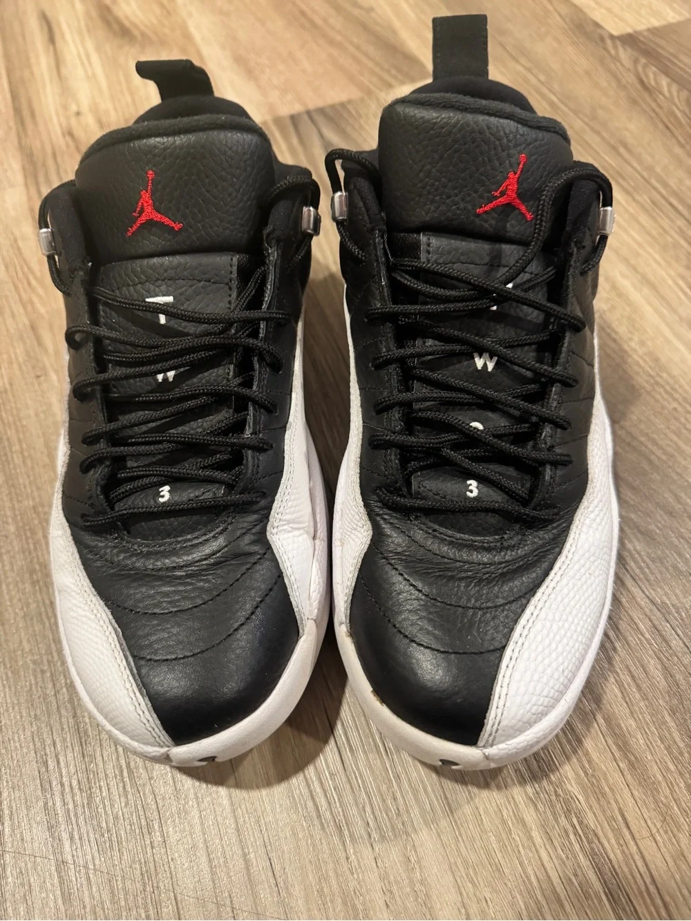 Jordan Retro Low Black White with Red Jumpman